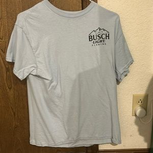 busch light fishing graphic tee